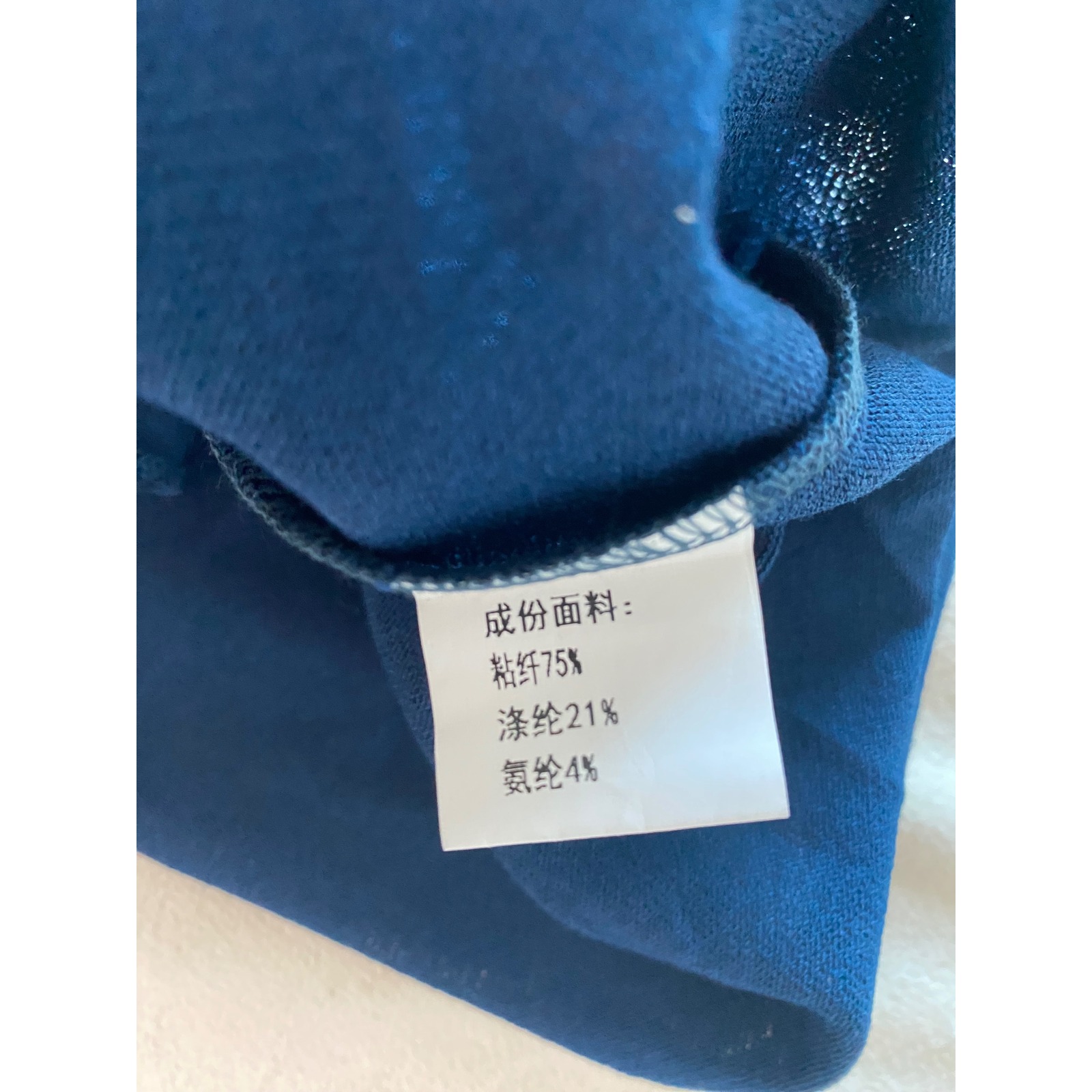 Realtakai Men Xl Blue Nwt Sheer Long Sleeve Lightweight Knit Top — image 4 of 7